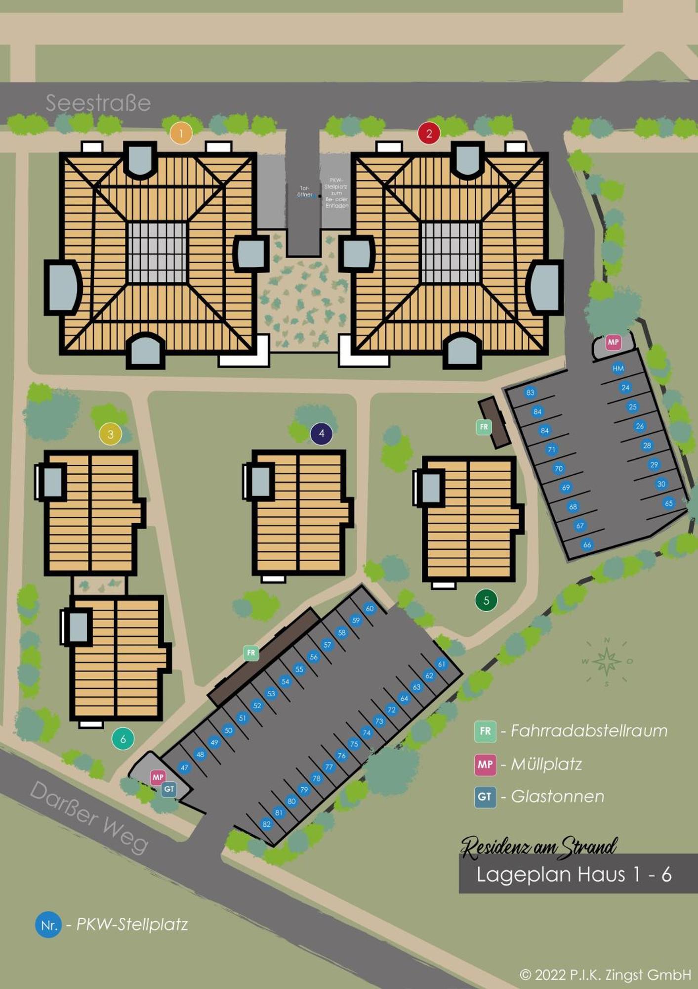 Residenz Am Strand Wohnung 4-64 Zingst Dış mekan fotoğraf